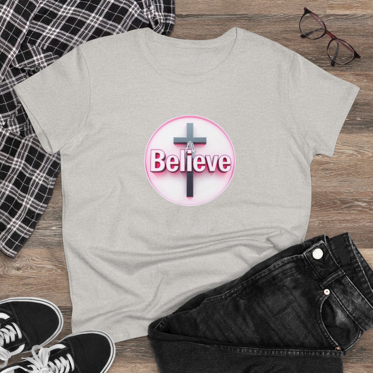 Believe | Women’s Christian T-Shirt with John 11:40