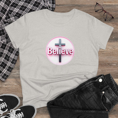 Believe | Women’s Christian T-Shirt with John 11:40