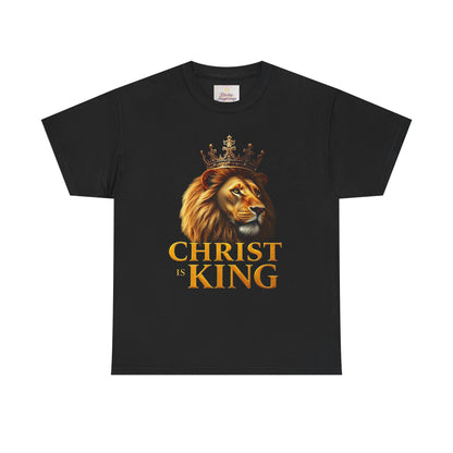 Christ Is King – Lion & Cross Women’s Christian Tee