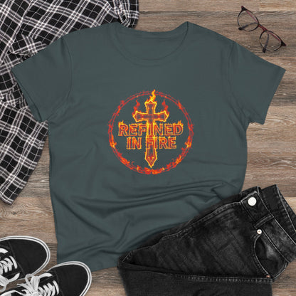 Refined in Fire – Women's Tee of Fierce Faith