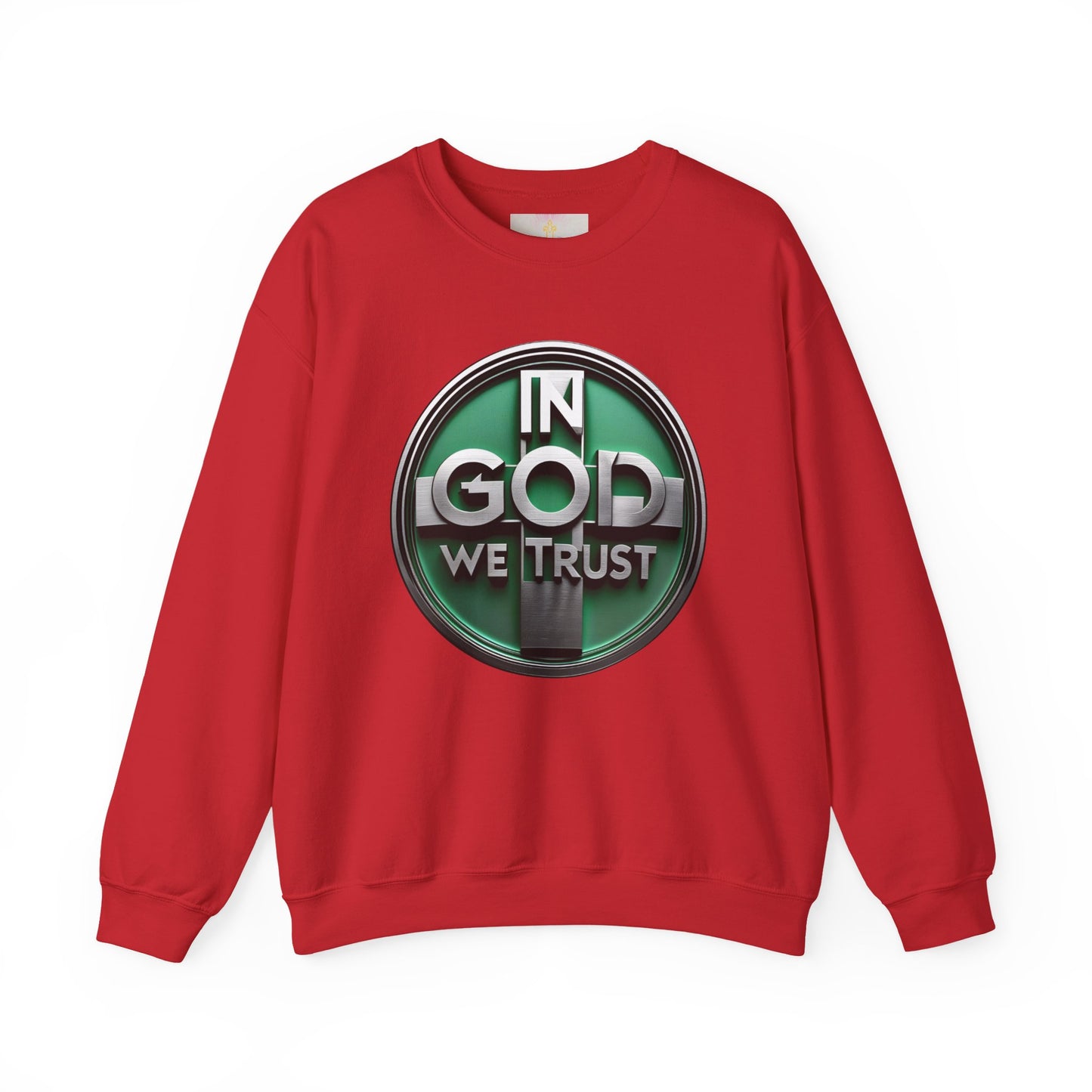 Bold Faith Men's Sweatshirt – “In God We Trust” Christian Apparel