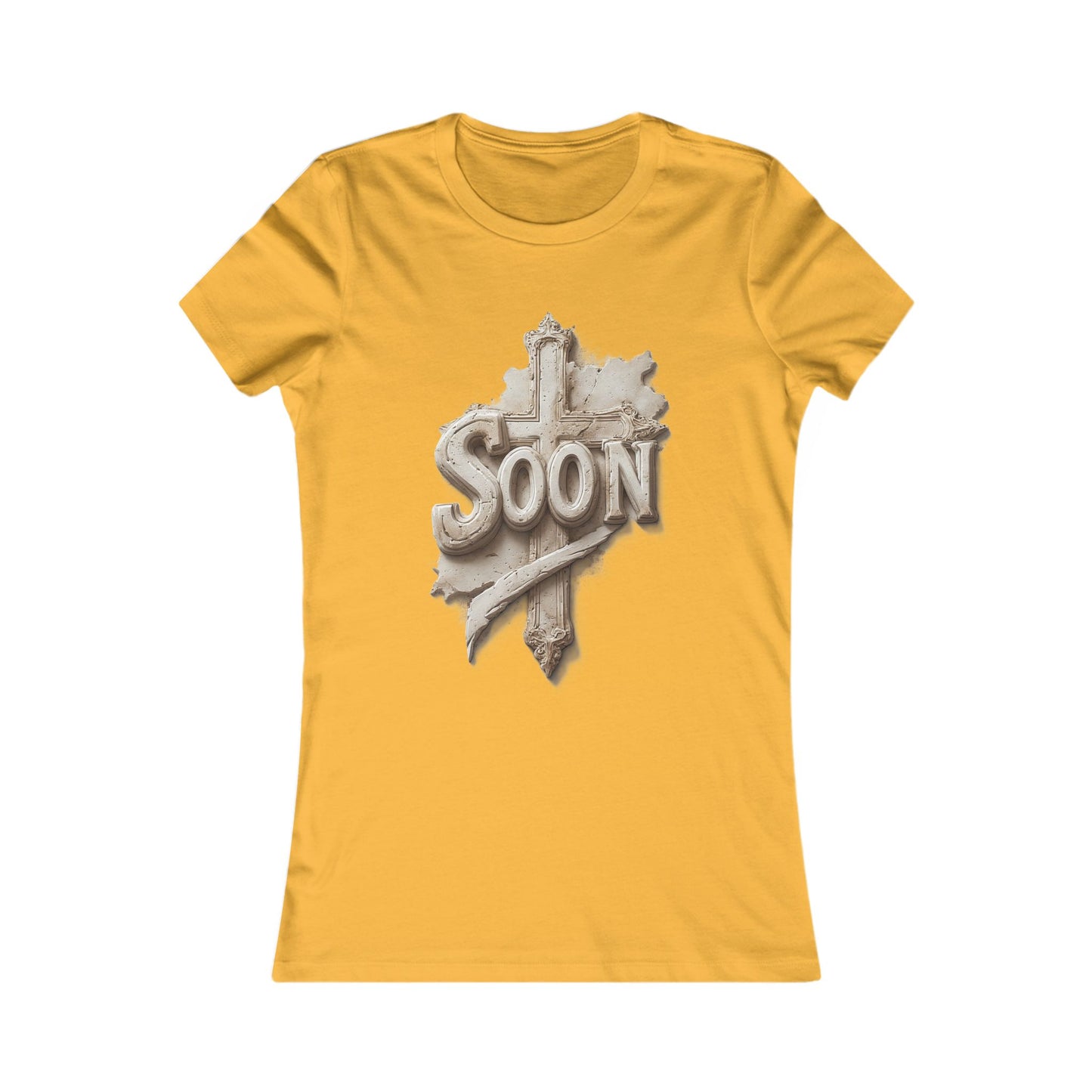 “Soon” Cross Women’s Favorite Tee – Everyday Faith Wear