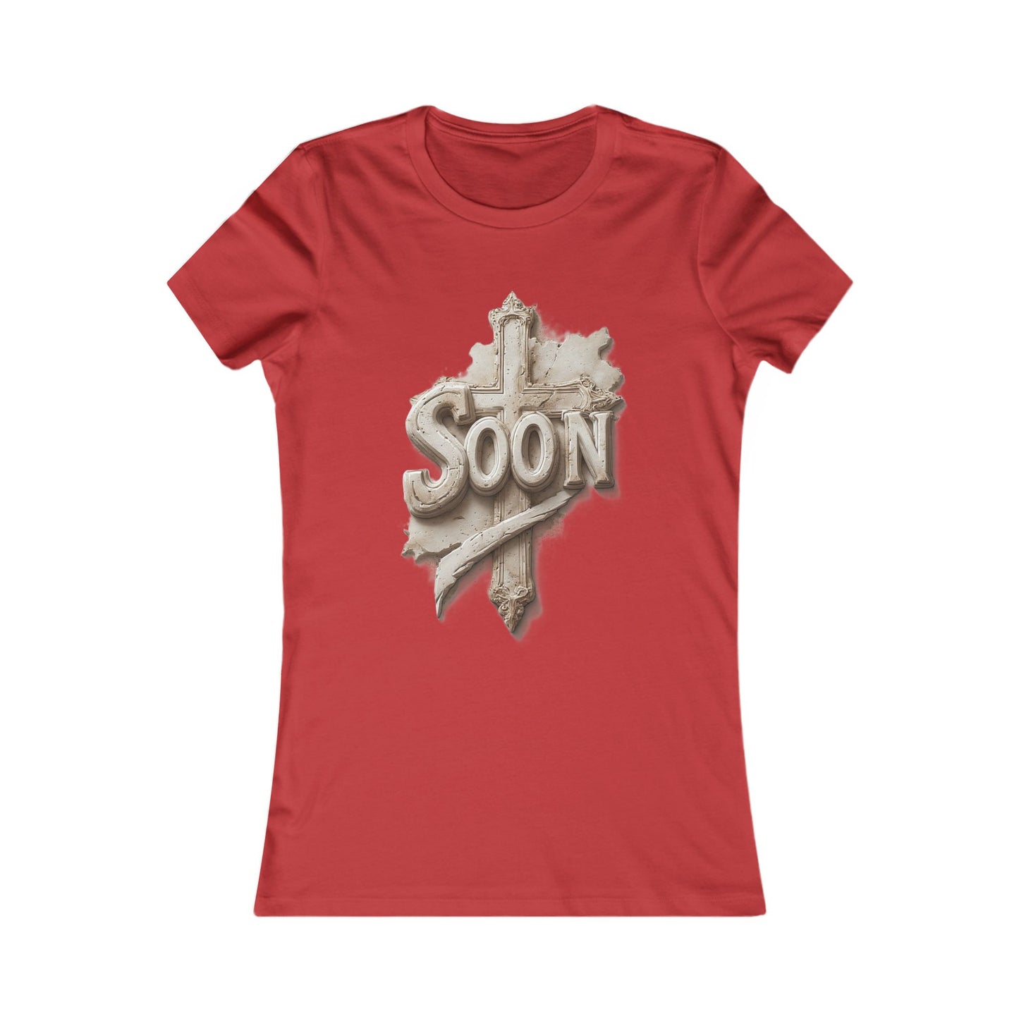 “Soon” Cross Women’s Favorite Tee – Everyday Faith Wear