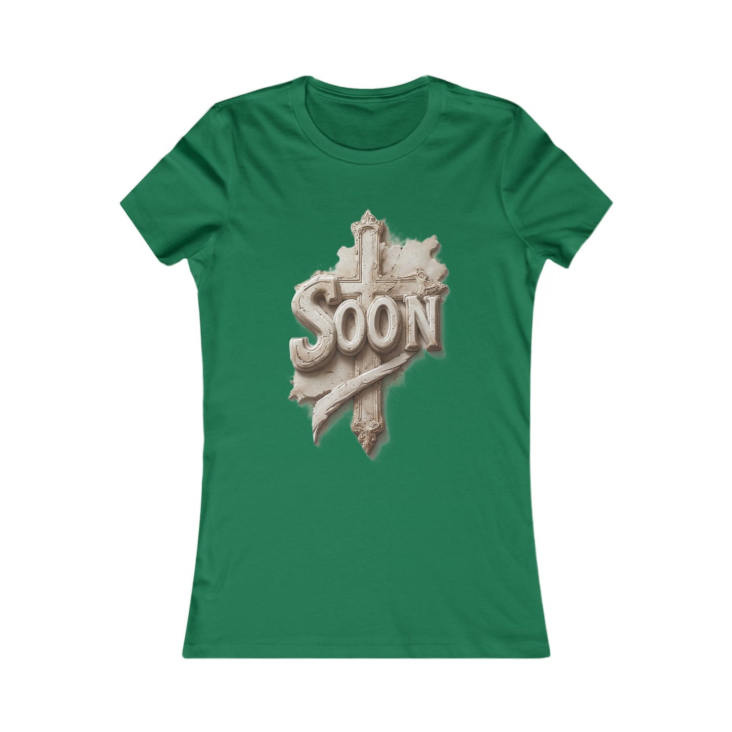 “Soon” Cross Women’s Favorite Tee – Everyday Faith Wear