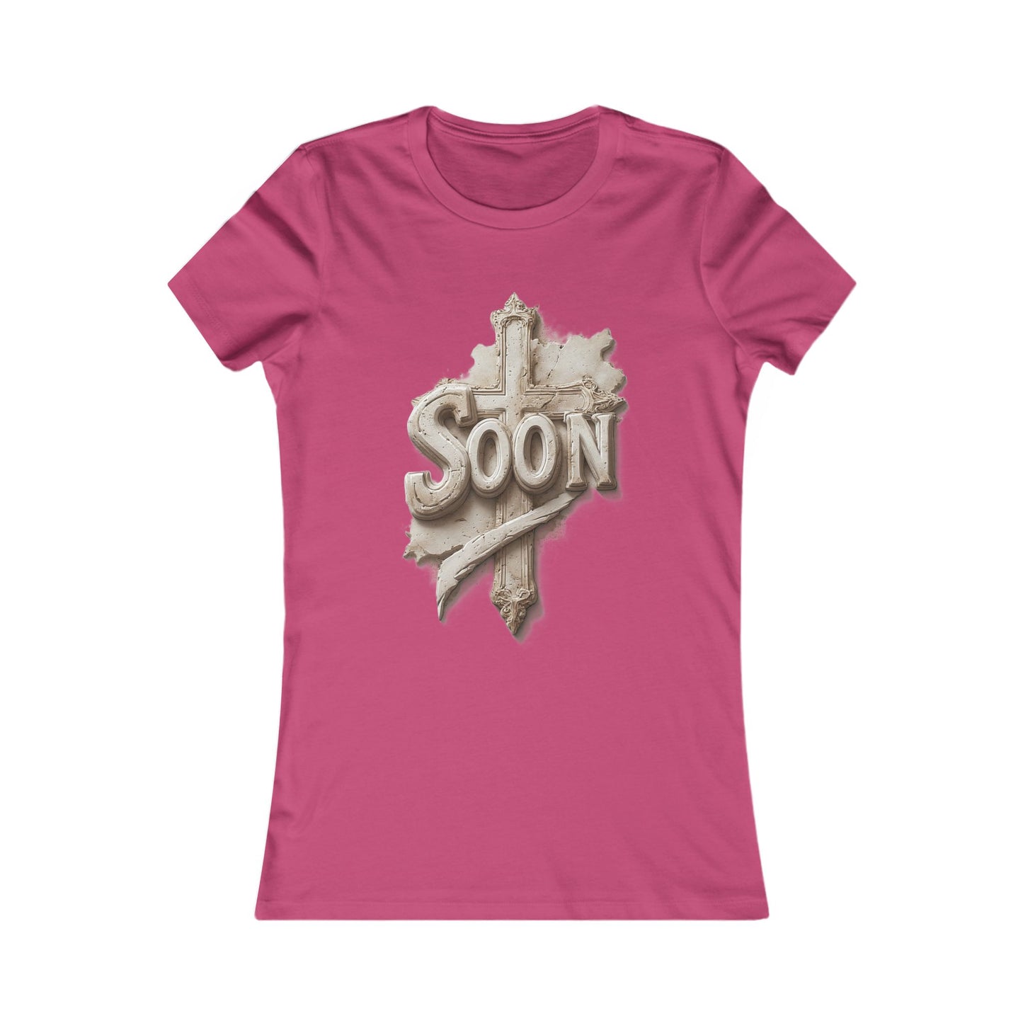 “Soon” Cross Women’s Favorite Tee – Everyday Faith Wear