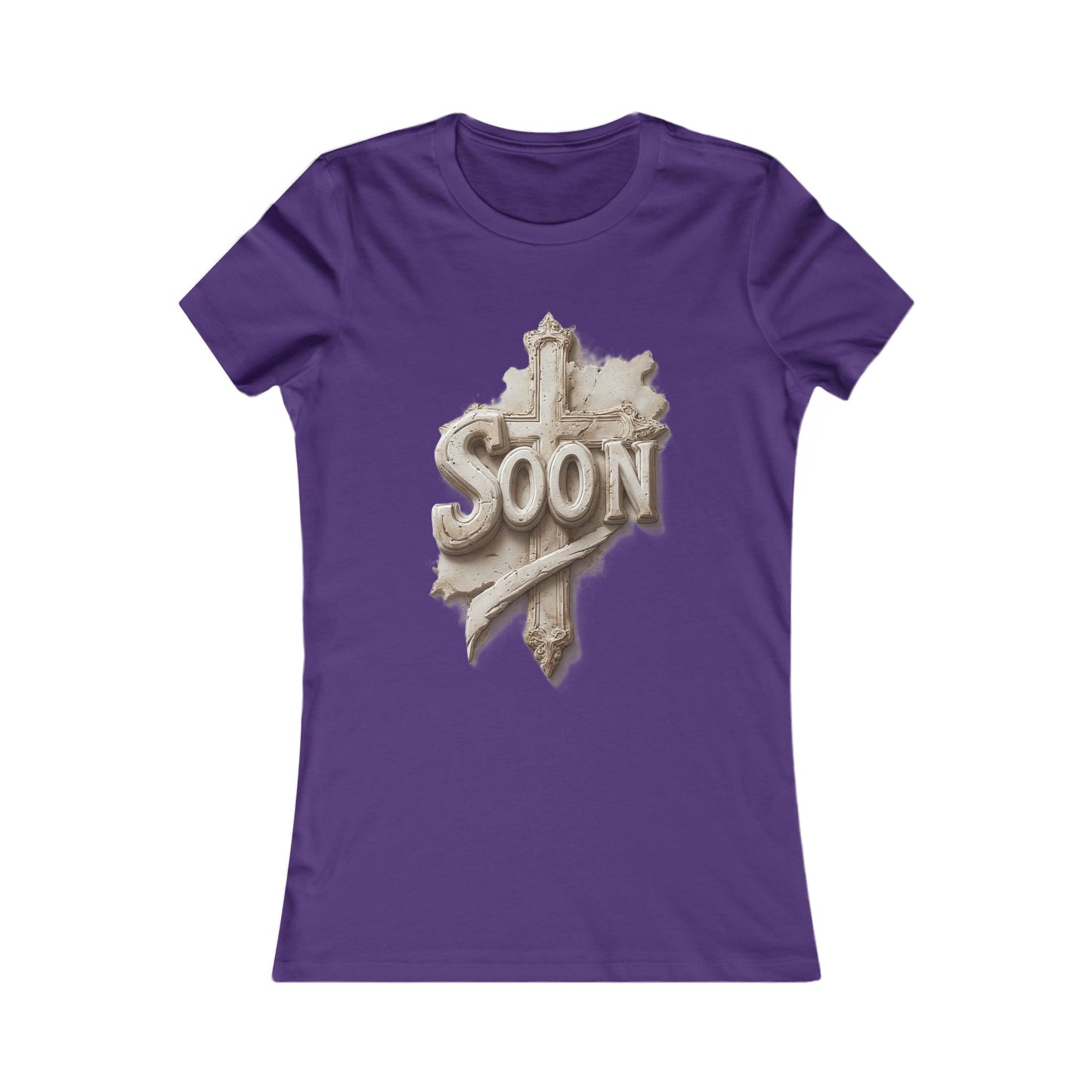 “Soon” Cross Women’s Favorite Tee – Everyday Faith Wear