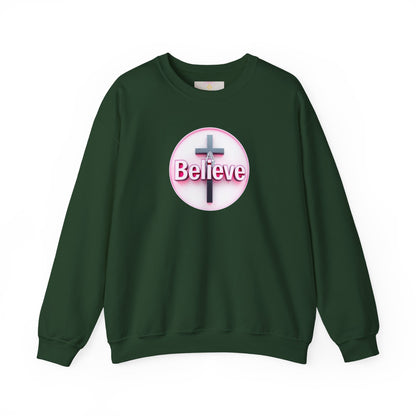 Believe | Women’s Christian Sweatshirt with John 11:40