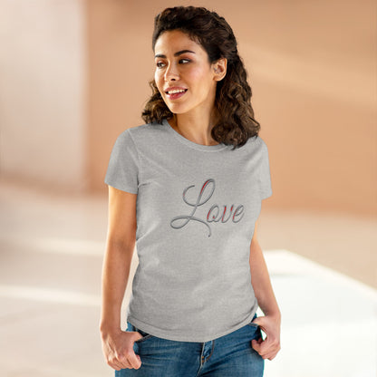 Put On Love Women’s T-Shirt – Grace in Every Thread
