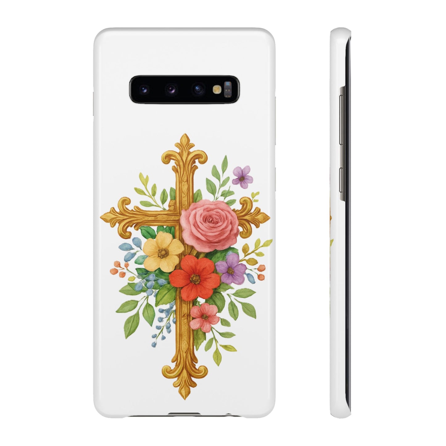 Floral Cross Snap Case for Samsung – Faith in Bloom