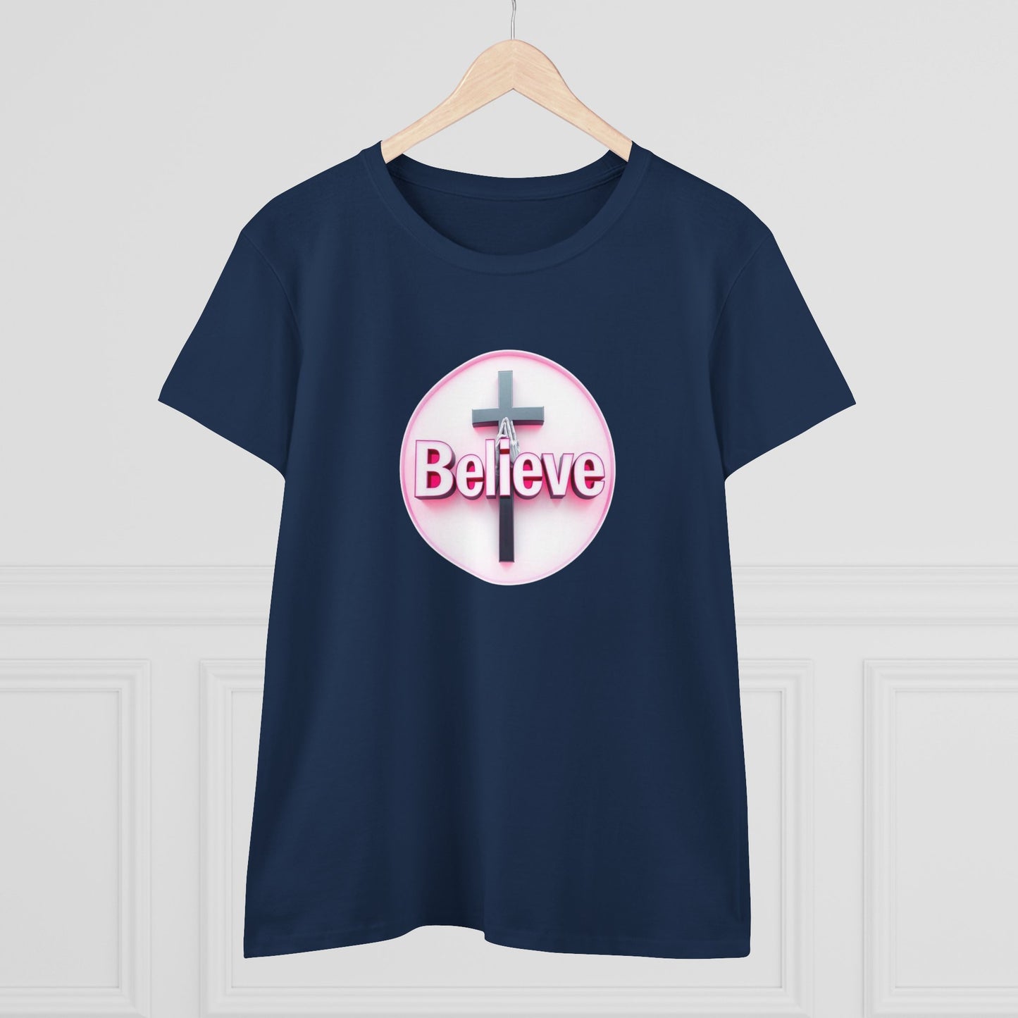 Believe | Women’s Christian T-Shirt with John 11:40
