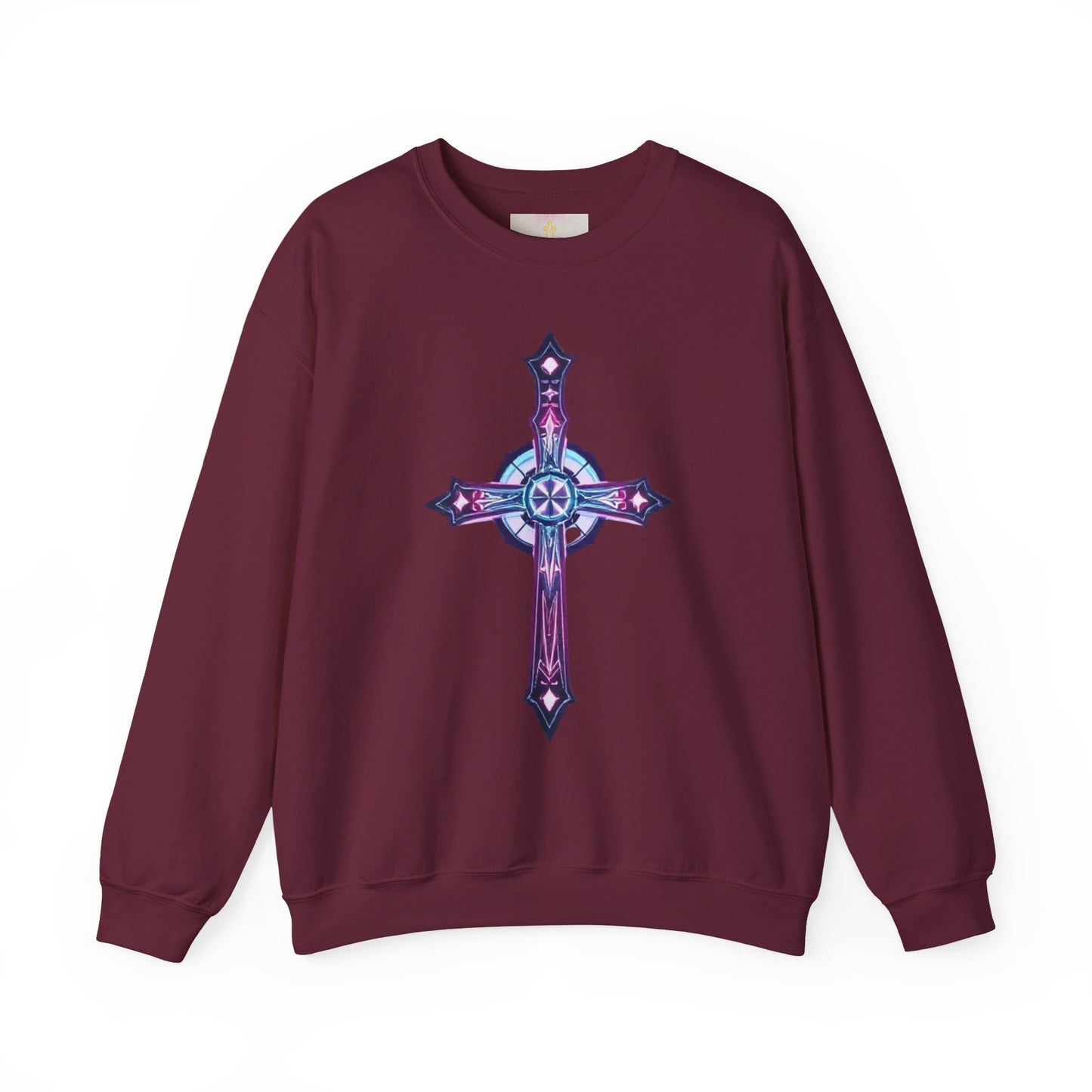 Women’s Modern Cross Sweatshirt – Elegant & Faithful Christian Apparel
