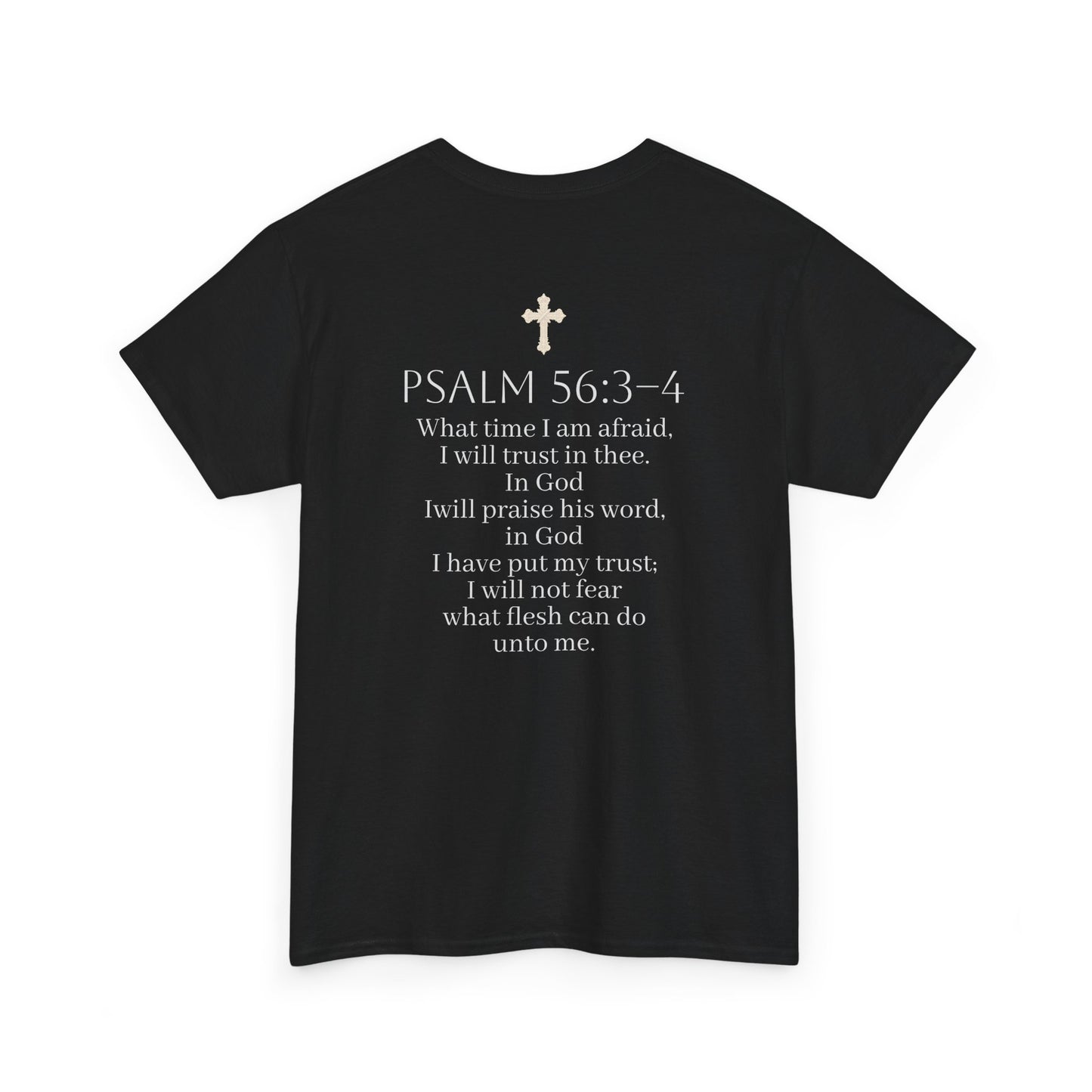 In God We Trust | Men’s Christian T-Shirt with Scripture Back Print