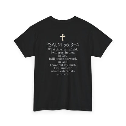 In God We Trust | Men’s Christian T-Shirt with Scripture Back Print