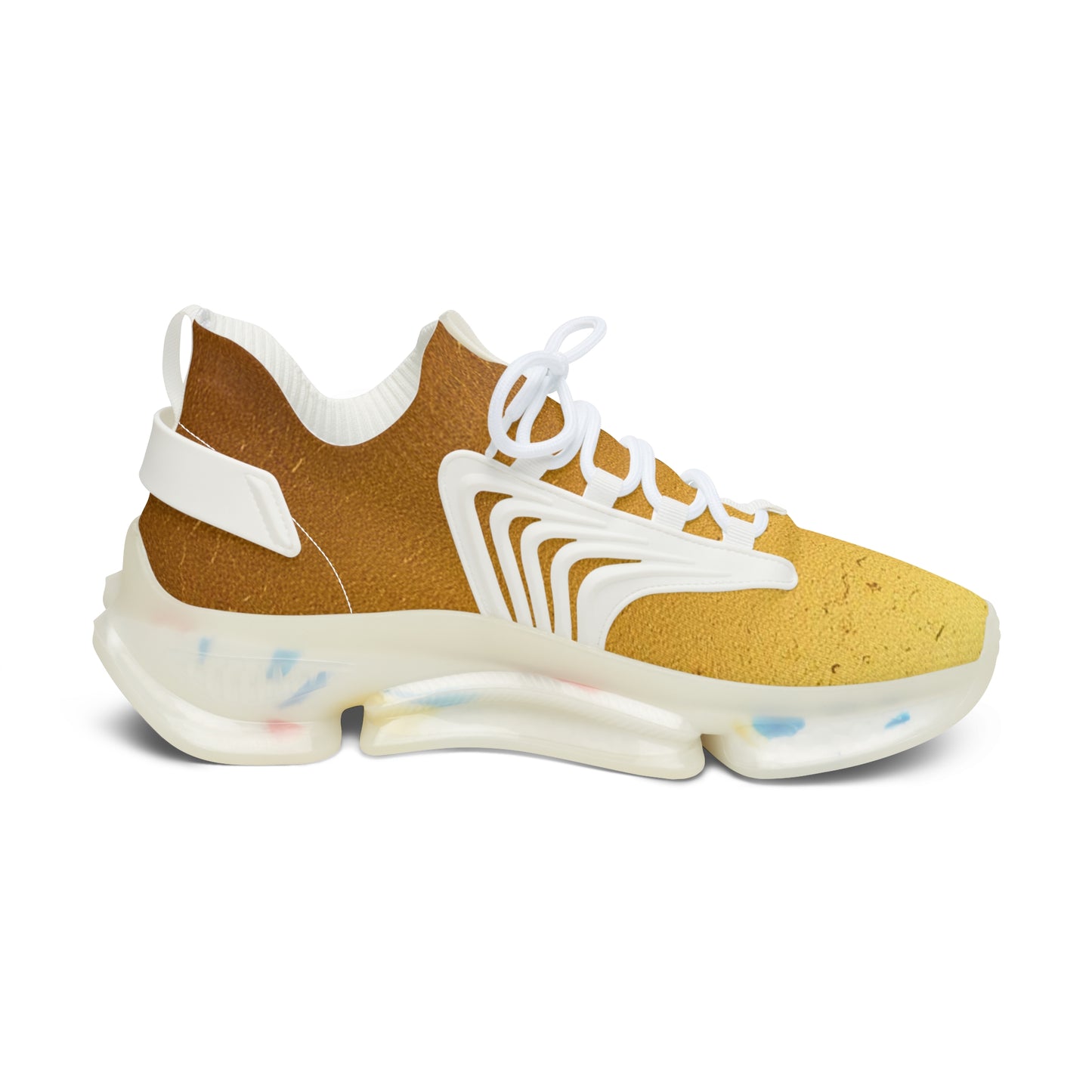 Women’s Molten Gold Sneakers – Shine with Strength