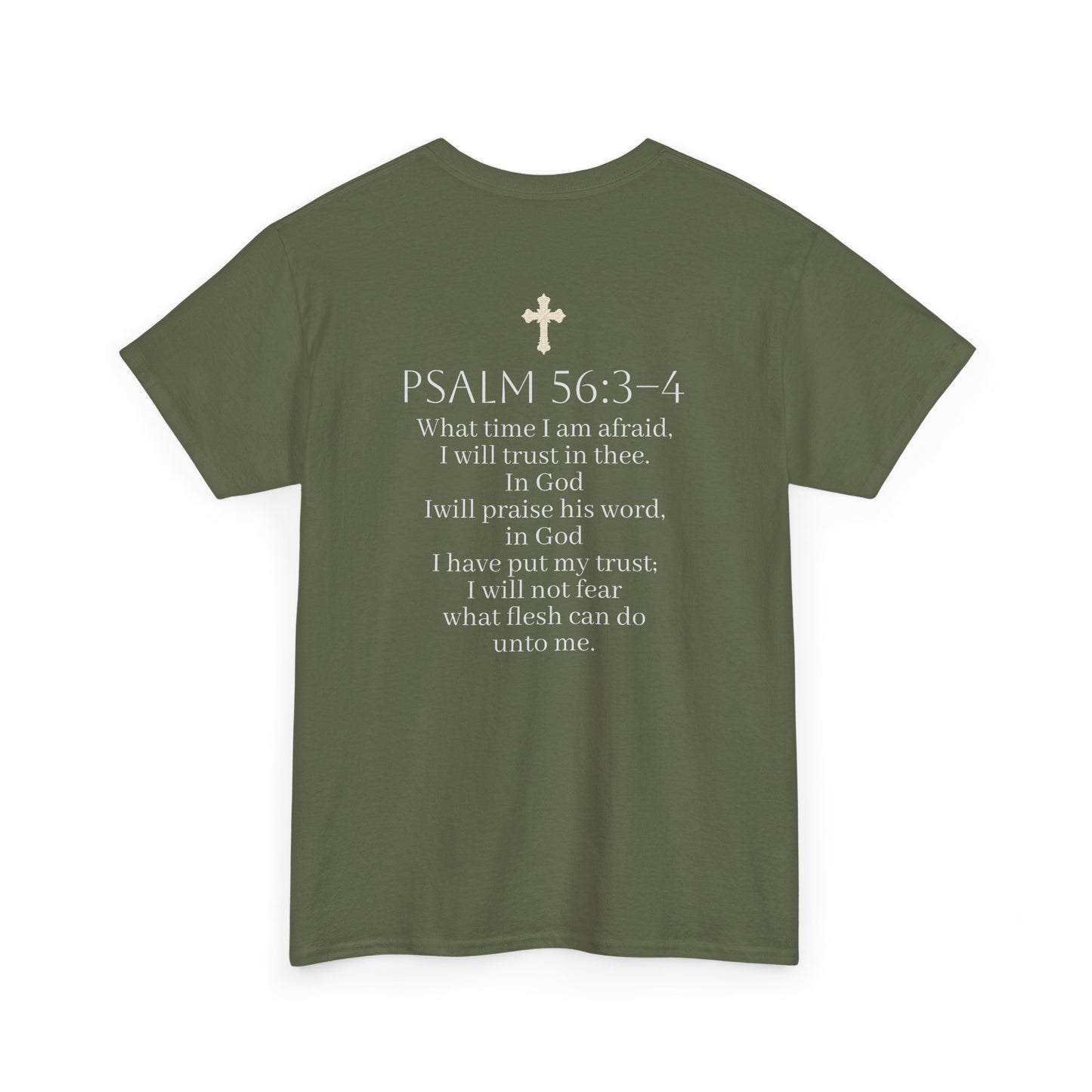 In God We Trust | Men’s Christian T-Shirt with Scripture Back Print