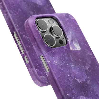 Amethyst Crystal Finish iPhone Snap Case