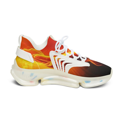 Faith Ablaze – Women’s Inspirational Flame Sneakers