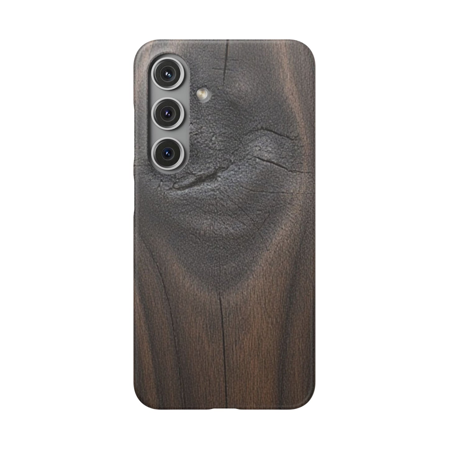 Dark Wood Grain Samsung Snap Case
