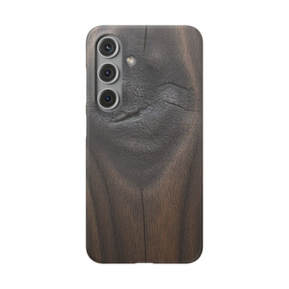 Dark Wood Grain Samsung Snap Case