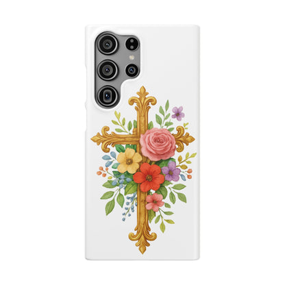 Floral Cross Snap Case for Samsung – Faith in Bloom
