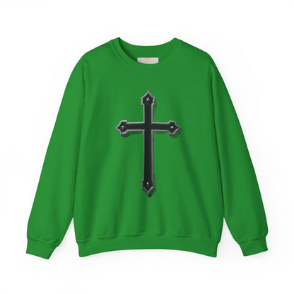 Warrior’s Black Cross Women’s Christian Sweatshirt | Ephesians 6:11