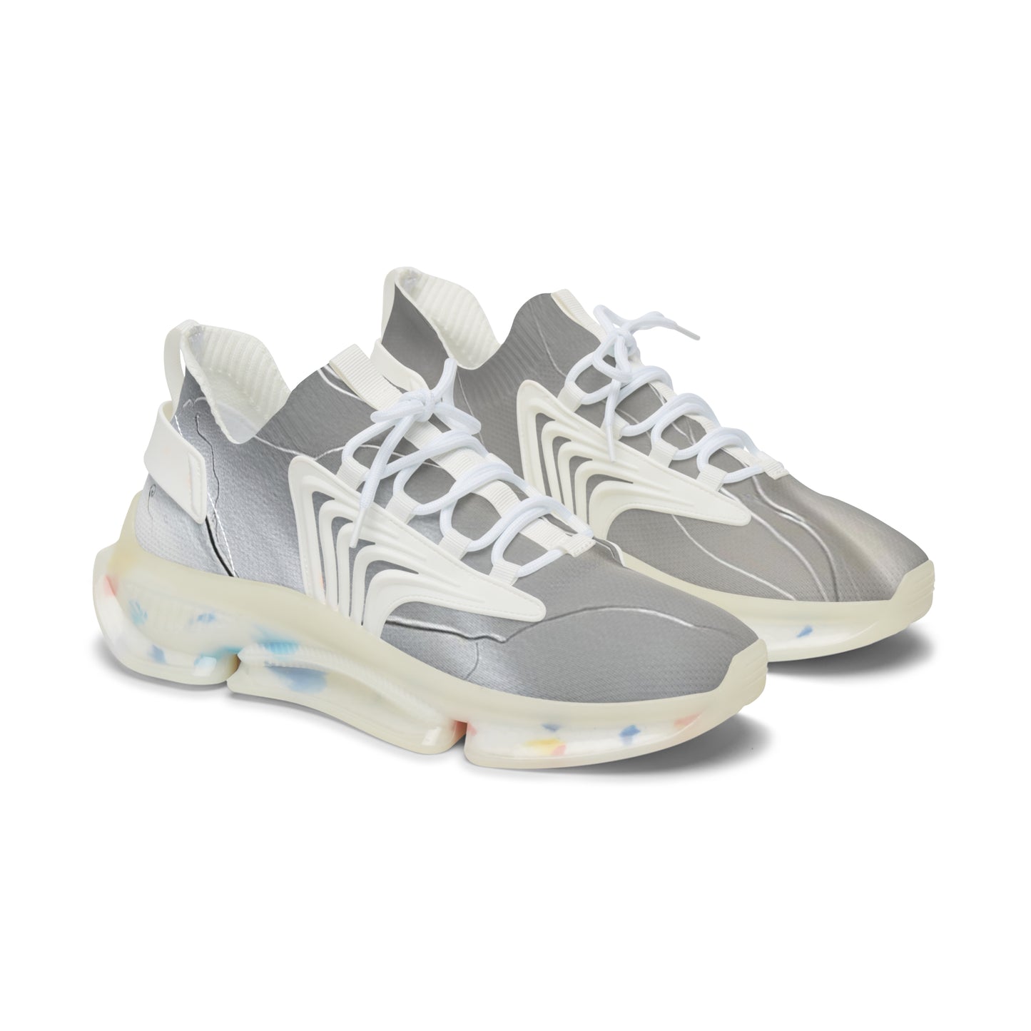 Women’s Molten Silver Sneakers – Step with Power