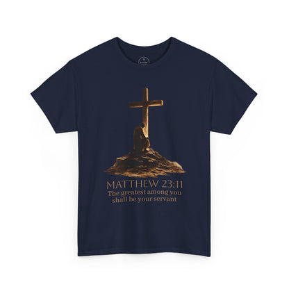 Humble Servant - Men's Christian T-Shirt (Front Design)
