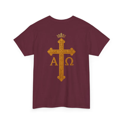Christ Is King – Lion & Cross Men’s Christian Tee