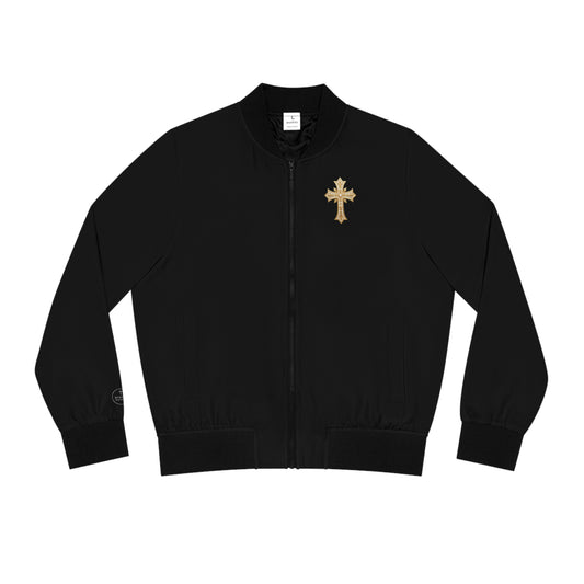 Christ is King (Lion of Judah) - Women's Christian Bomber Jacket