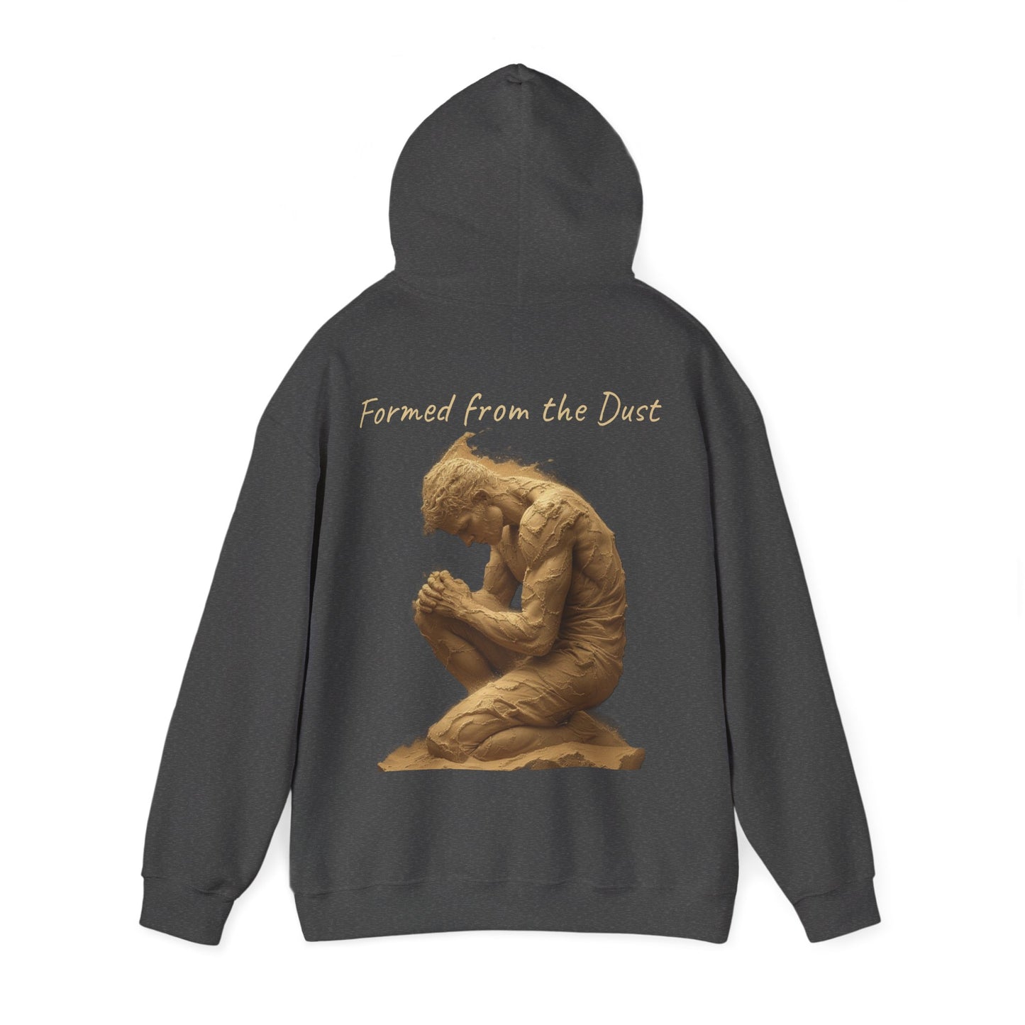 Formed from the Dust (Light Lettering) | Men’s Christian Hoodie with Genesis 2:7