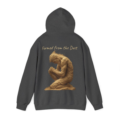 Formed from the Dust (Light Lettering) | Men’s Christian Hoodie with Genesis 2:7