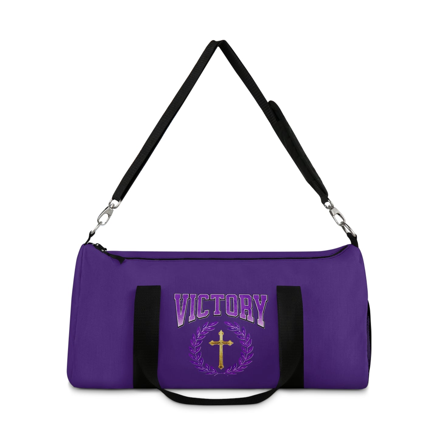 Victory in Every Step in Purple – Duffel Bag
