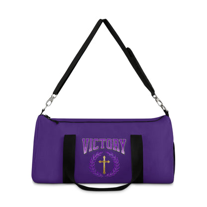 Victory in Every Step in Purple – Duffel Bag