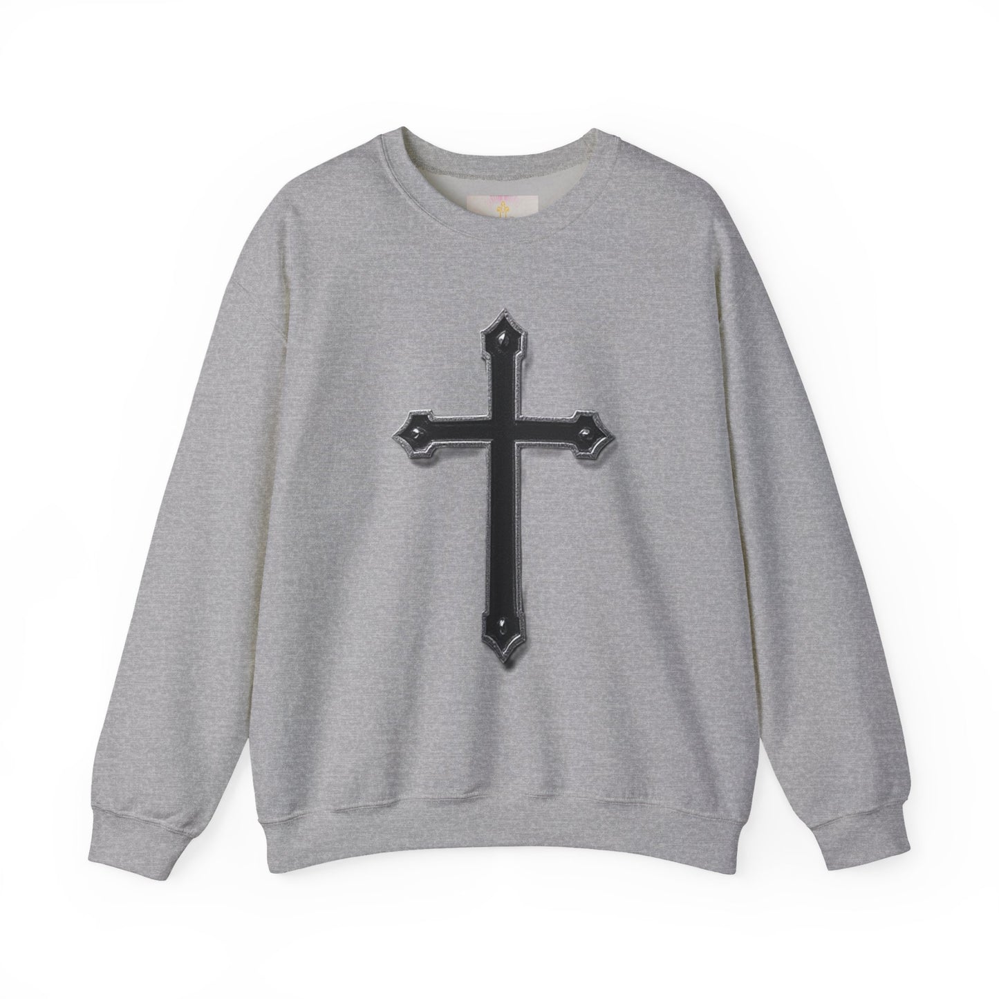 Warrior’s Black Cross Men’s Christian Sweatshirt | Ephesians 6:11