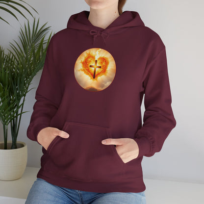 Women’s Sacred Heart Hoodie – Faith-Inspired Spiritual Pullover