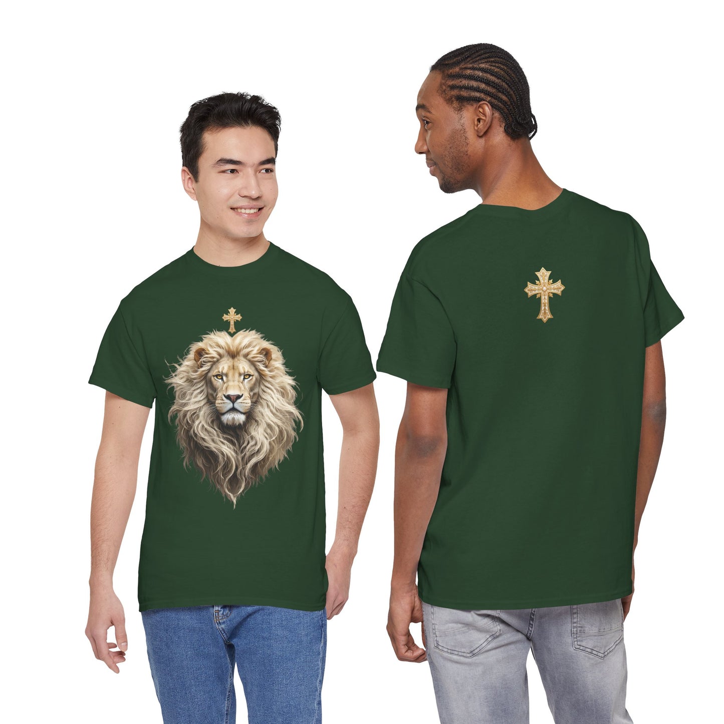 Christ the King (Lion of Judah) — Men's Christian T-Shirt