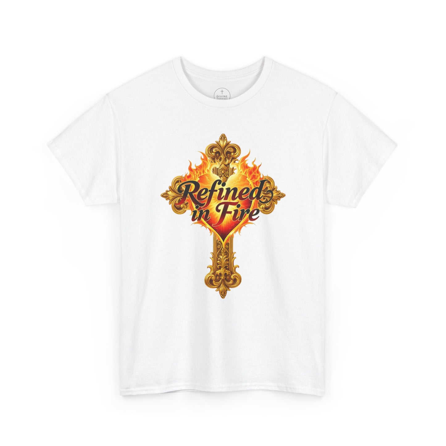 Refined in Fire — Men's Ornate Christian T-Shirt