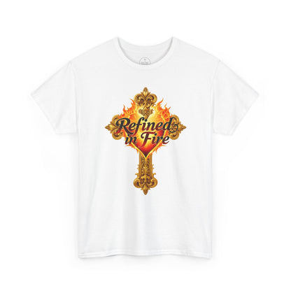 Refined in Fire — Men's Ornate Christian T-Shirt