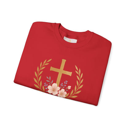 Crowned in Grace – Women’s Christian Sweatshirt