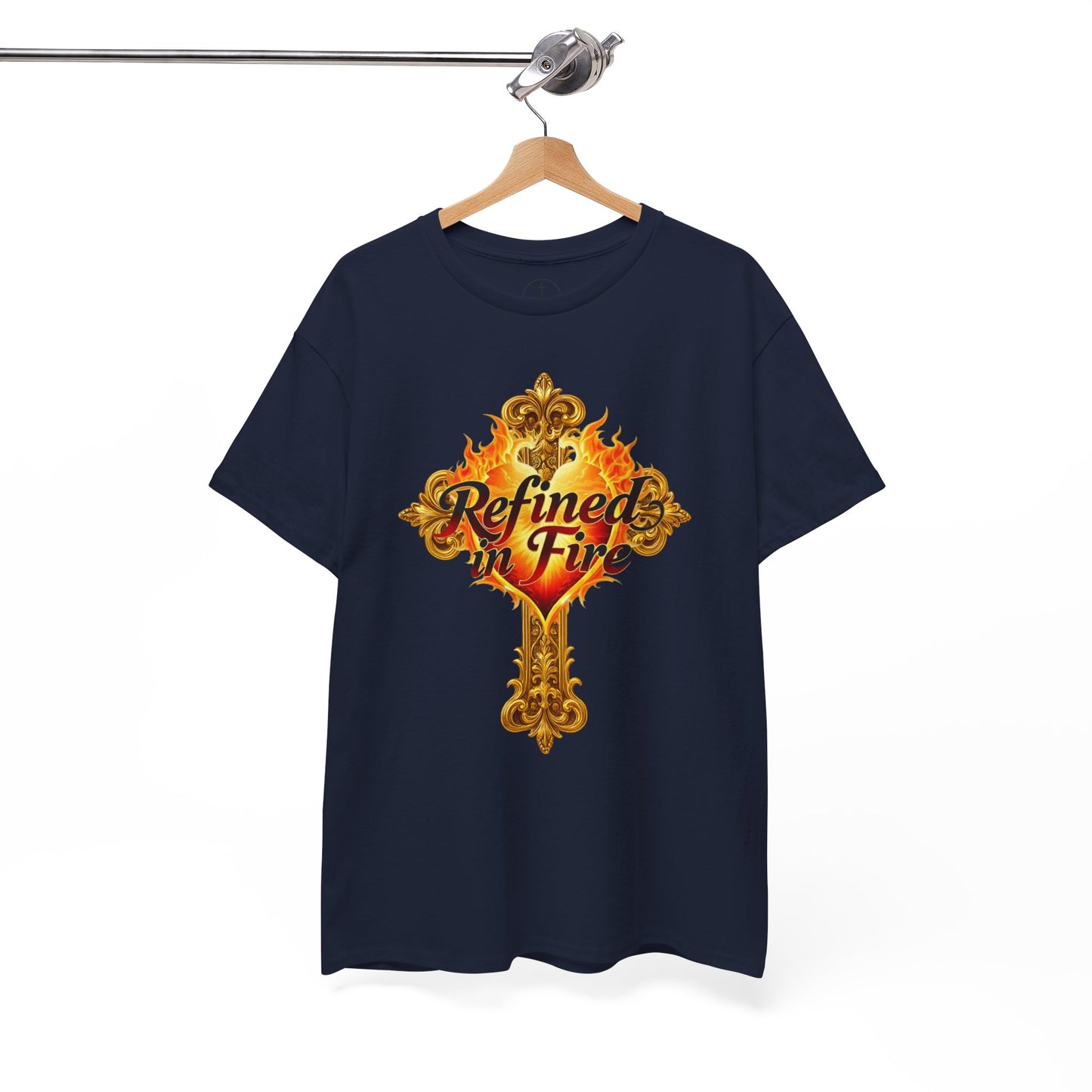 Refined in Fire — Men's Ornate Christian T-Shirt