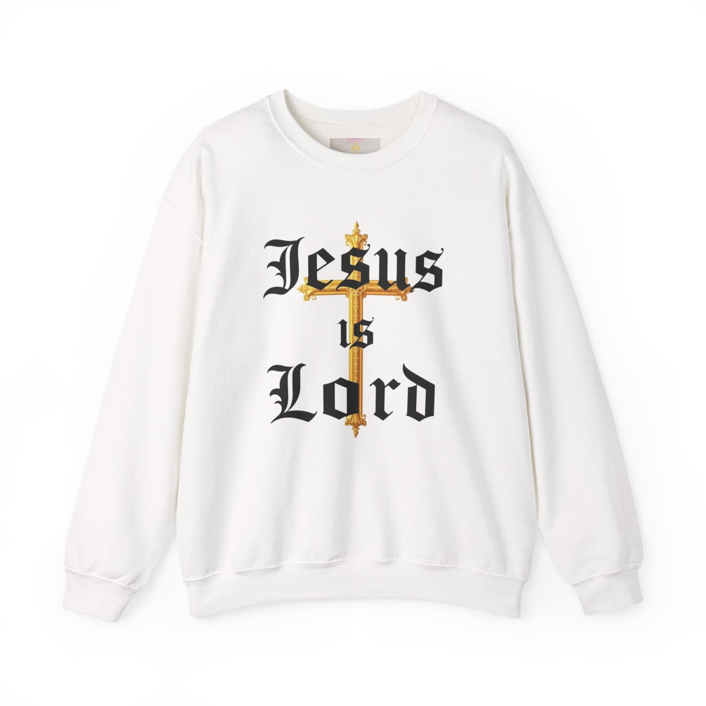 Men’s “Jesus is Lord” Christian Sweatshirt – Bold Faith Statement Pullover
