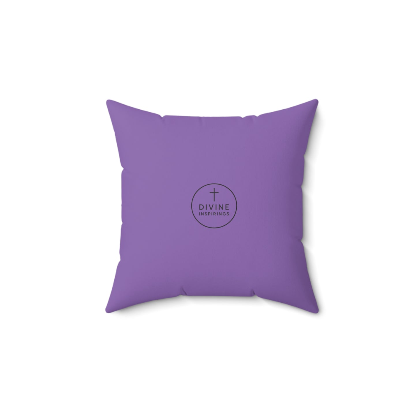 King of Kings in Mauve – ‘Jesus is Lord’ Throw Pillow