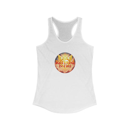 Wings of Faith - Refined in Fire Women’s Racerback Tank