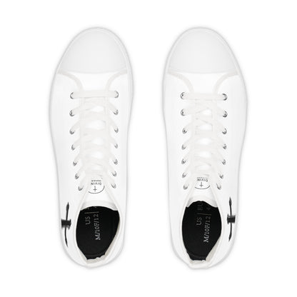 Stylish High Top Sneakers for Men, Casual Footwear, Trendy High Tops, Fashion Sneakers, Everyday Wear, Gift Idea