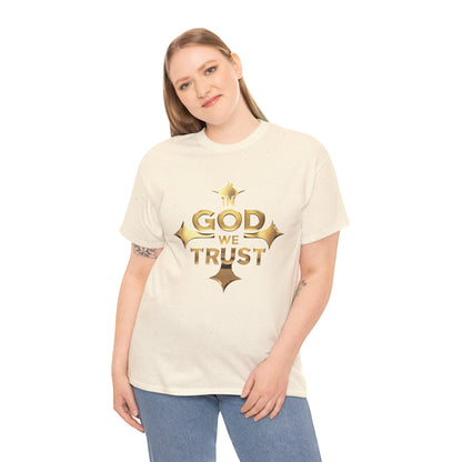 In God We Trust (Gold)- Woman's Christian T-Shirt