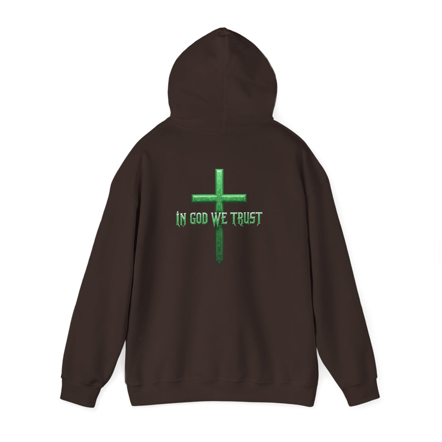 In God We Trust - Women's Christian Hoodie (Green Design)