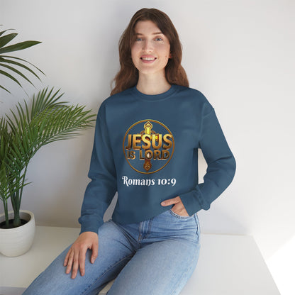 Bold Faith Women’s Sweatshirt – Proclaim Jesus Is Lord & He Is Risen (White Lettering)
