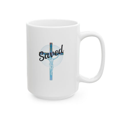 Saved – Redeemed by Grace Mug – 11 oz & 15 oz