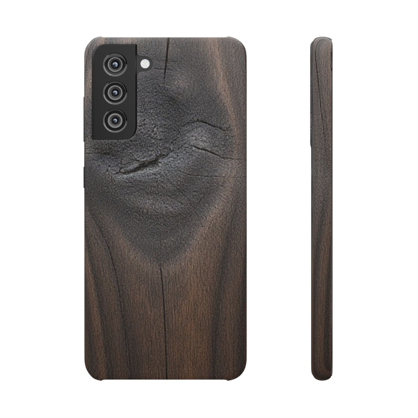 Dark Wood Grain Samsung Snap Case
