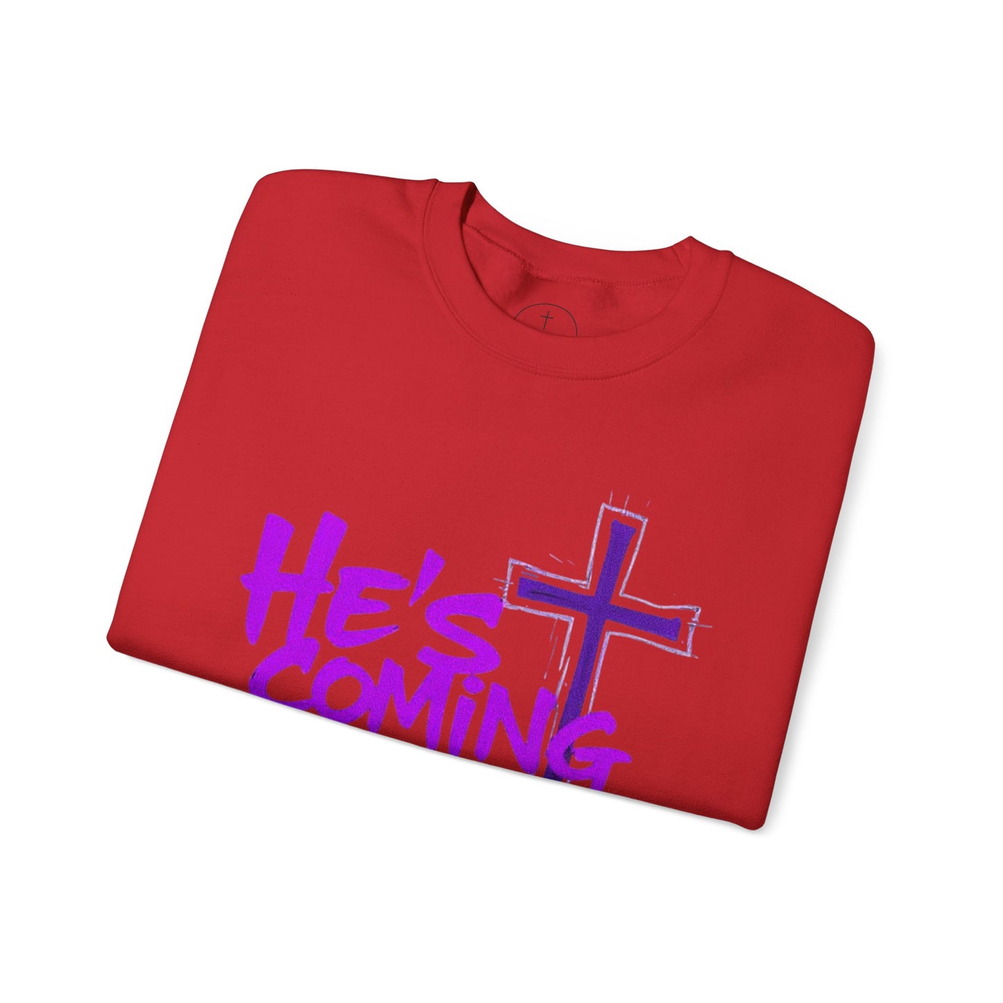 He’s Coming - Men’s Bold Christian Sweatshirt